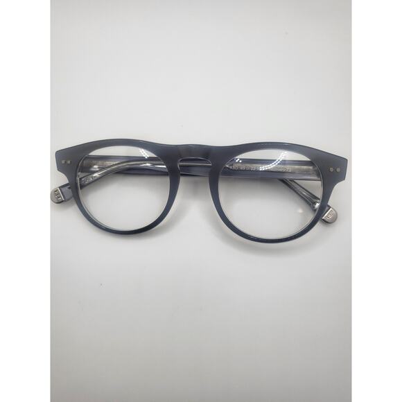 Retrosuperfuture Non-Prescription Gray Eyeglasses Round Small Clear Frame - Picture 5 of 8